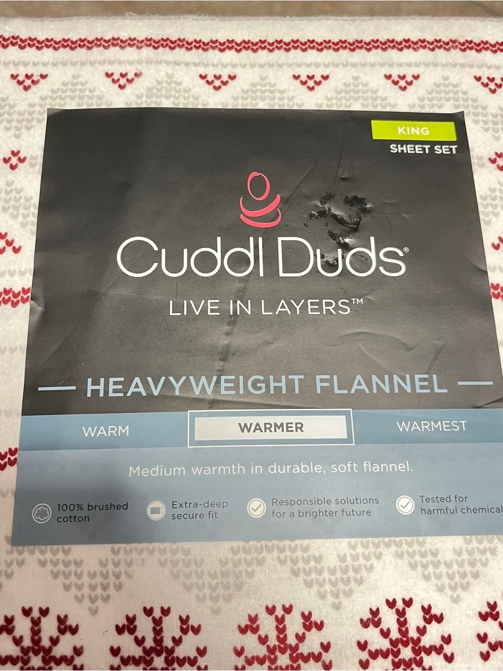 New Heavy Weight 100 % Cotton Flannel Sheets Set KING 4 pc